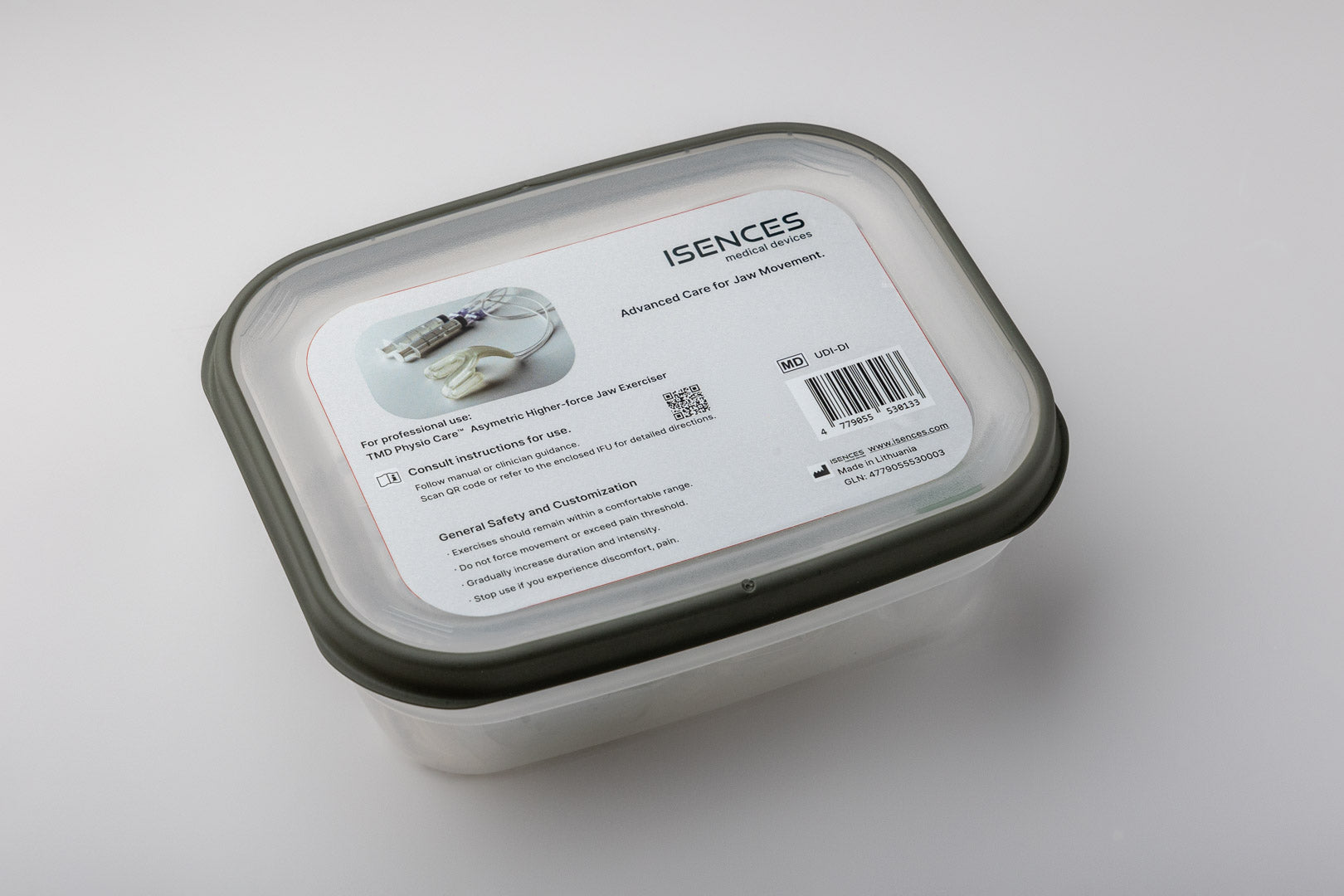 Isences® TMD Physio Care™ – Asymetric High-Resistance Jaw Mobility & Exercise Device for Rehabilitation